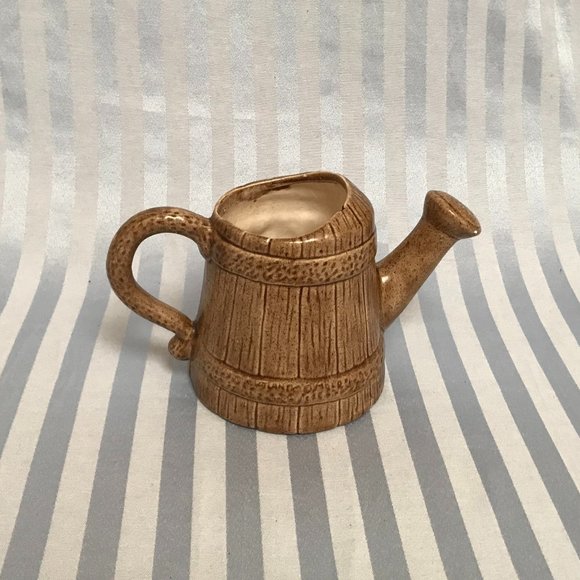 Vintage Ceramic "Watering Can" Vase - Picture 2 of 10